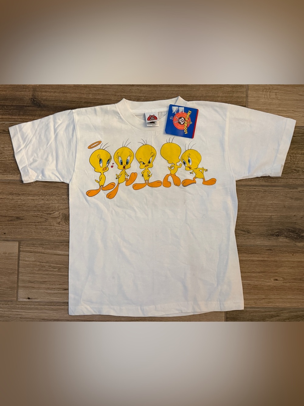 Vintage 90s Looney Tunes Tweety Bird Poses Graphic T-Shirt NWT